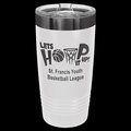Black Plated Custom Engraved 20oz Insulated Tumbler with Slider Lid