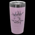 Black Plated Custom Engraved 20oz Insulated Tumbler with Slider Lid