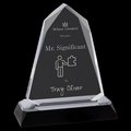 Custom Acrylic Halo Award, Employee, Recognition, Retirement
