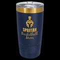 Gold Plated Custom Engraved 20oz Insulated Tumbler with Slider Lid