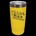 Black Plated Custom Engraved 20oz Insulated Tumbler with Slider Lid