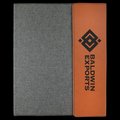 Laser Engraved Leatherette Portfolio for 9”x12” Notebook