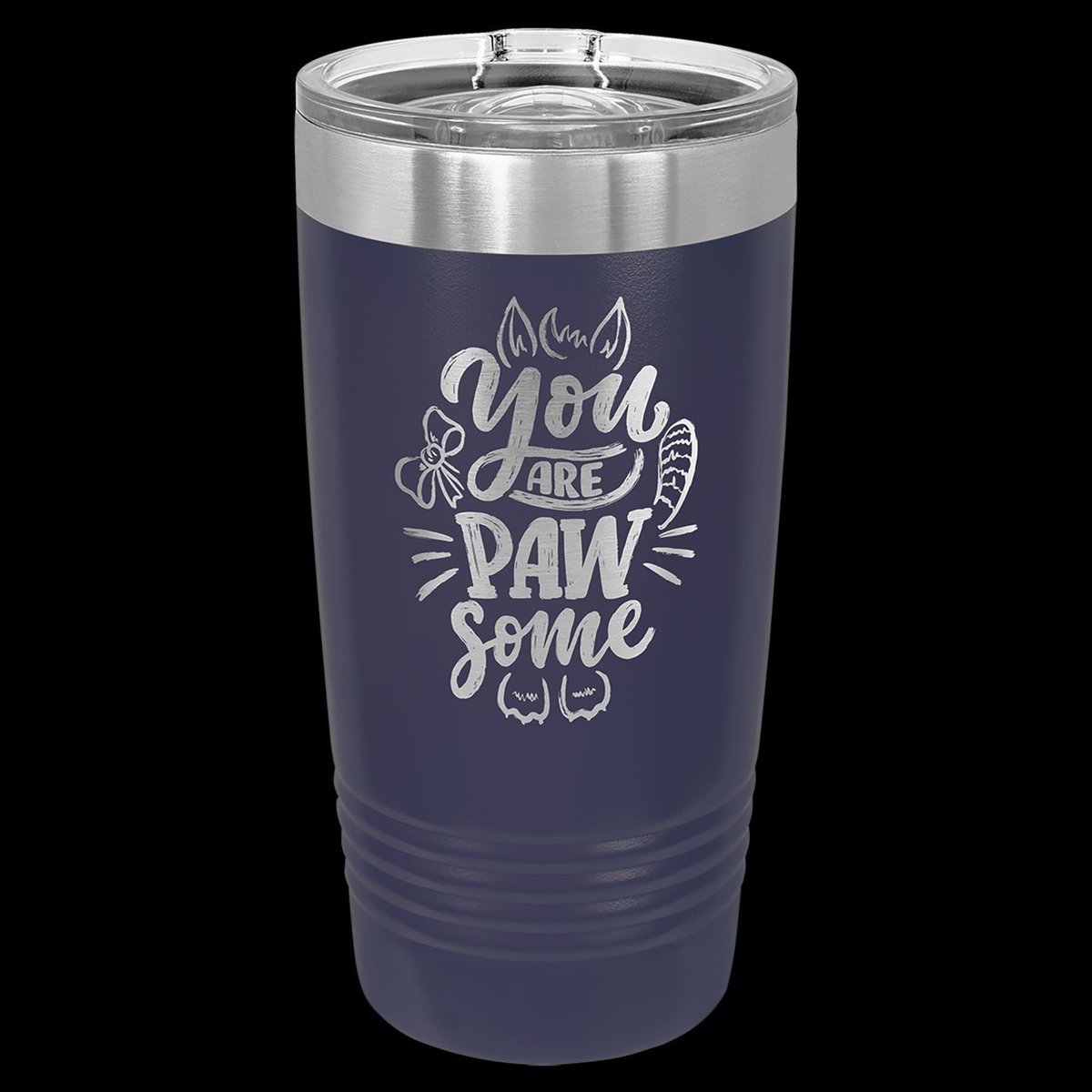 Custom Engraved Insulated 20oz. Tumbler with Slider Lid