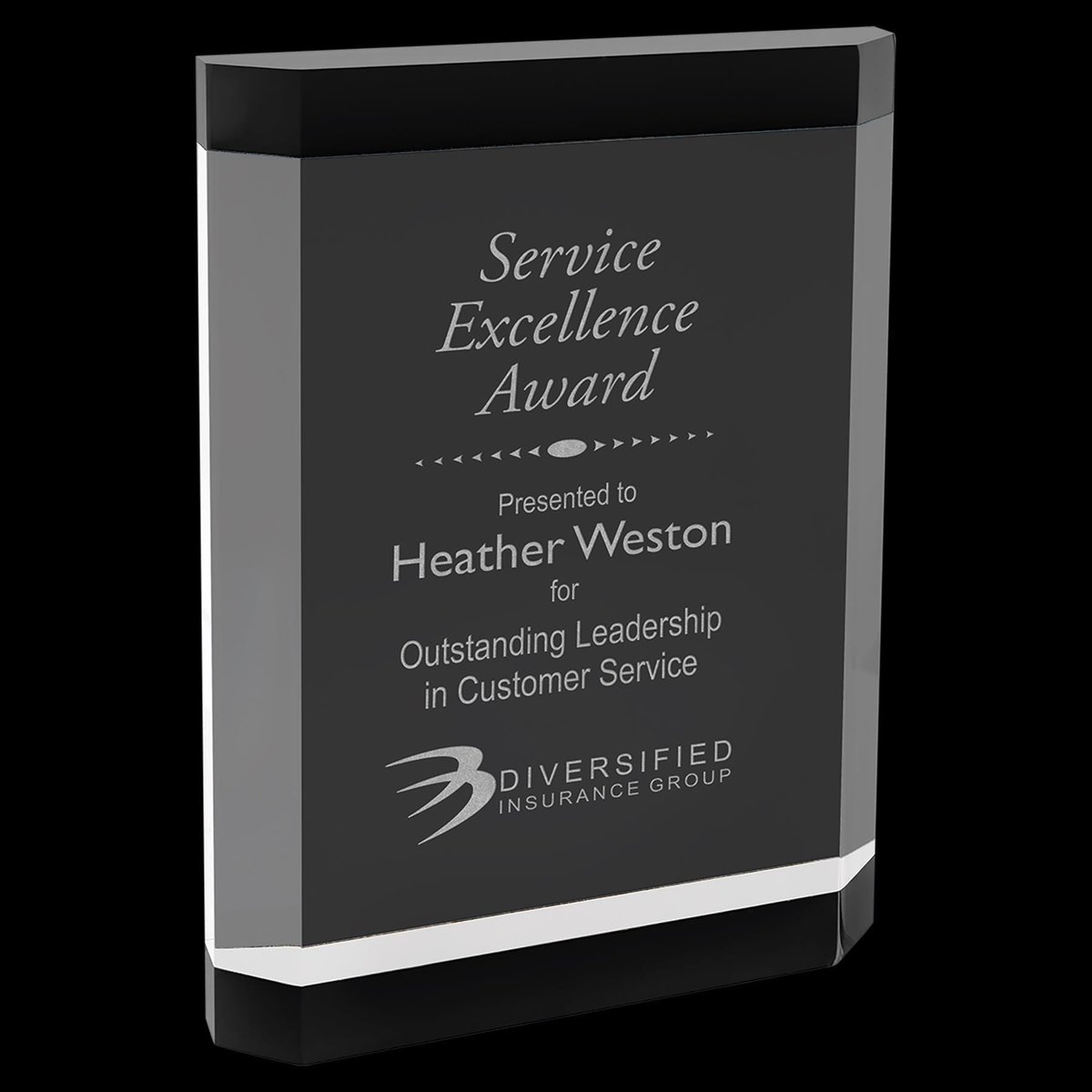 Custom Standing Acrylic Plaque