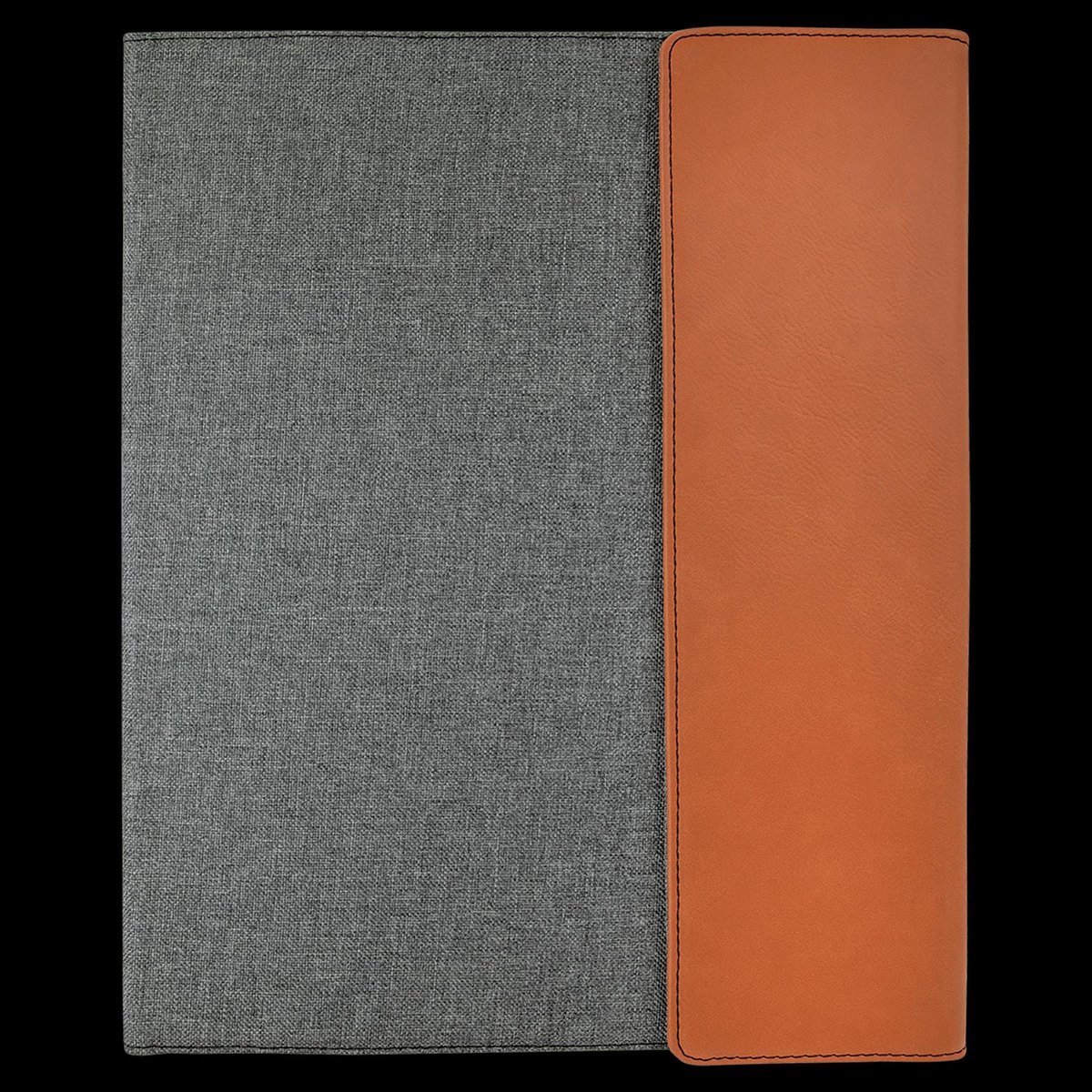 Laser Engraved Leatherette Portfolio for 9”x12” Notebook